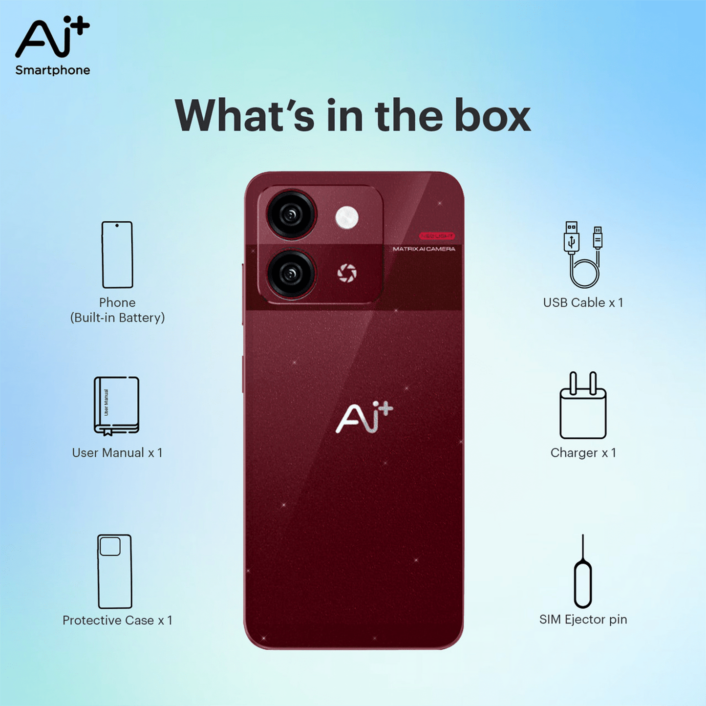 AI+ Nova 5G (Sparkle Red)