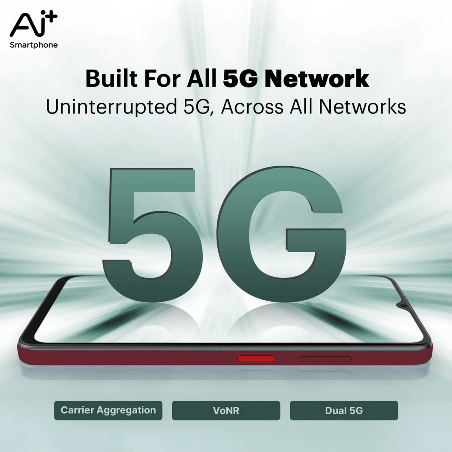 AI+ Nova 5G (Sparkle Red) Built for all 5G Network