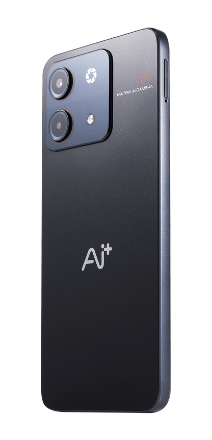 AI+ Nova 5G (Black) Back side and left side
