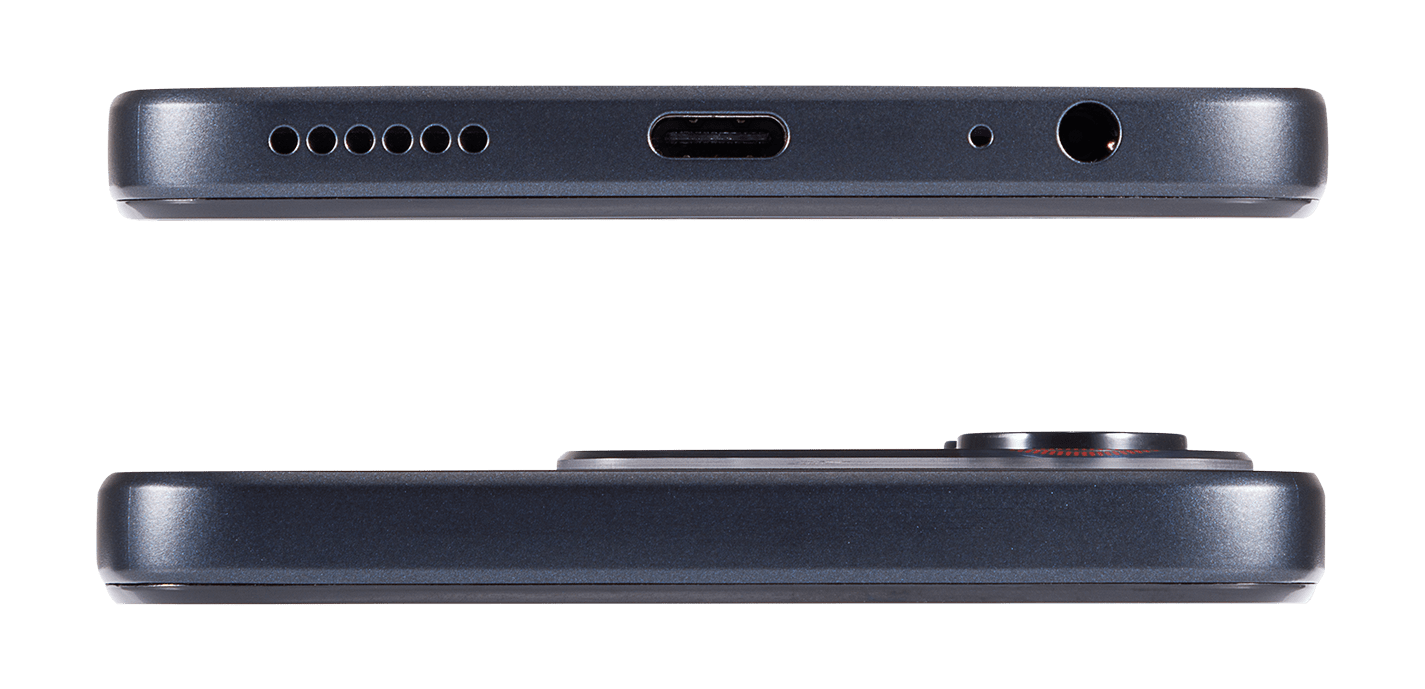 AI+ Nova 5G (Black) Bottom jack side and top side
