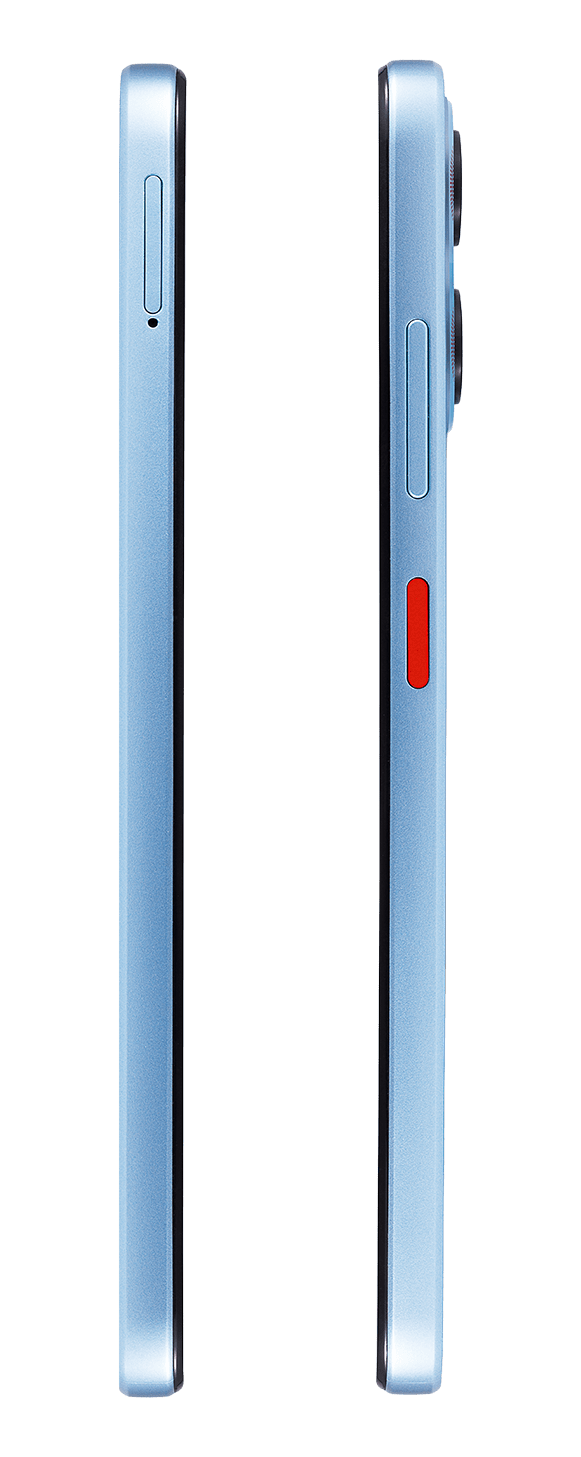 AI+ Nova 5G (Blue) Left  side and right side
