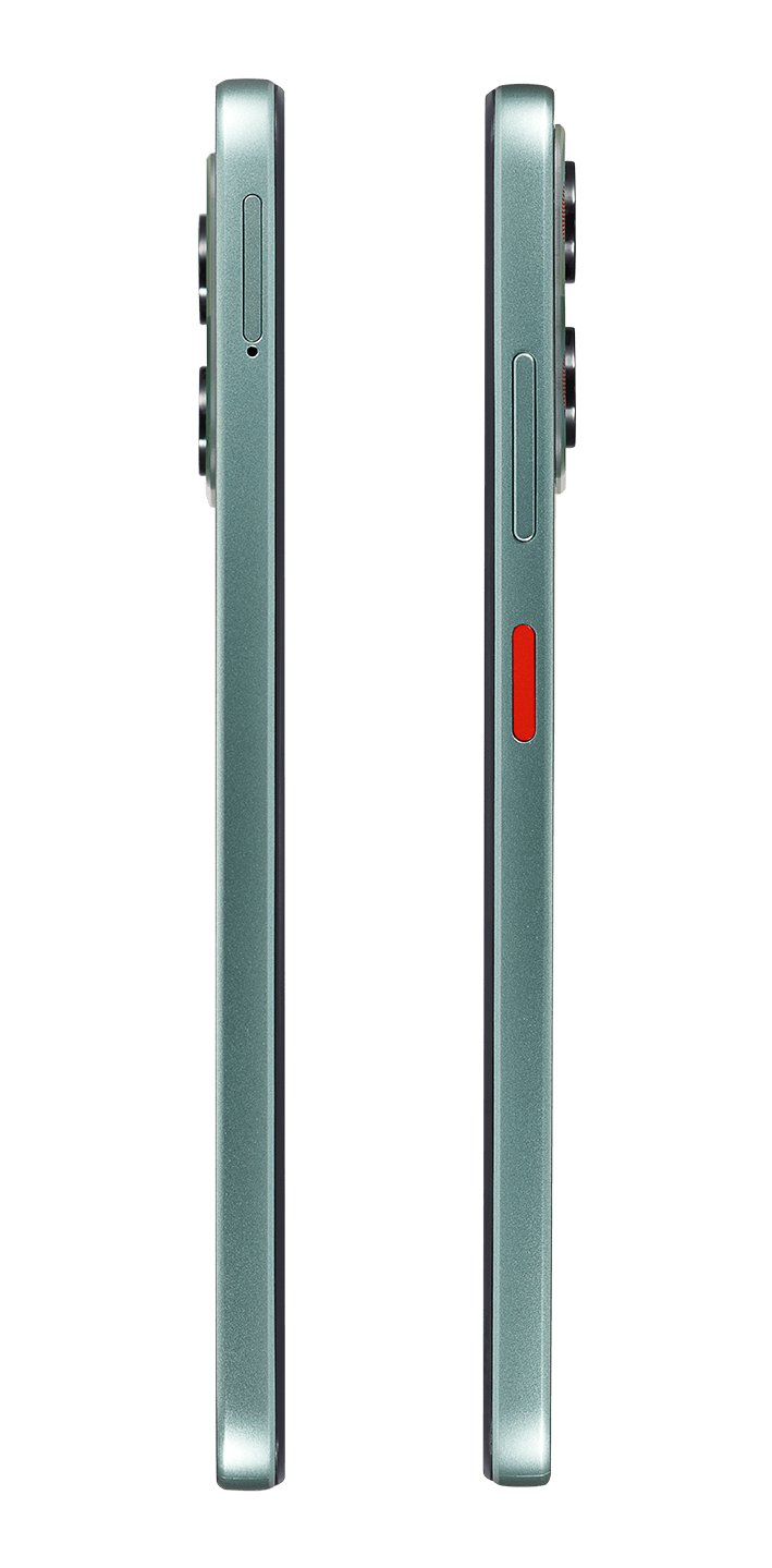AI+ Nova 5G (Green) Left  side and right side