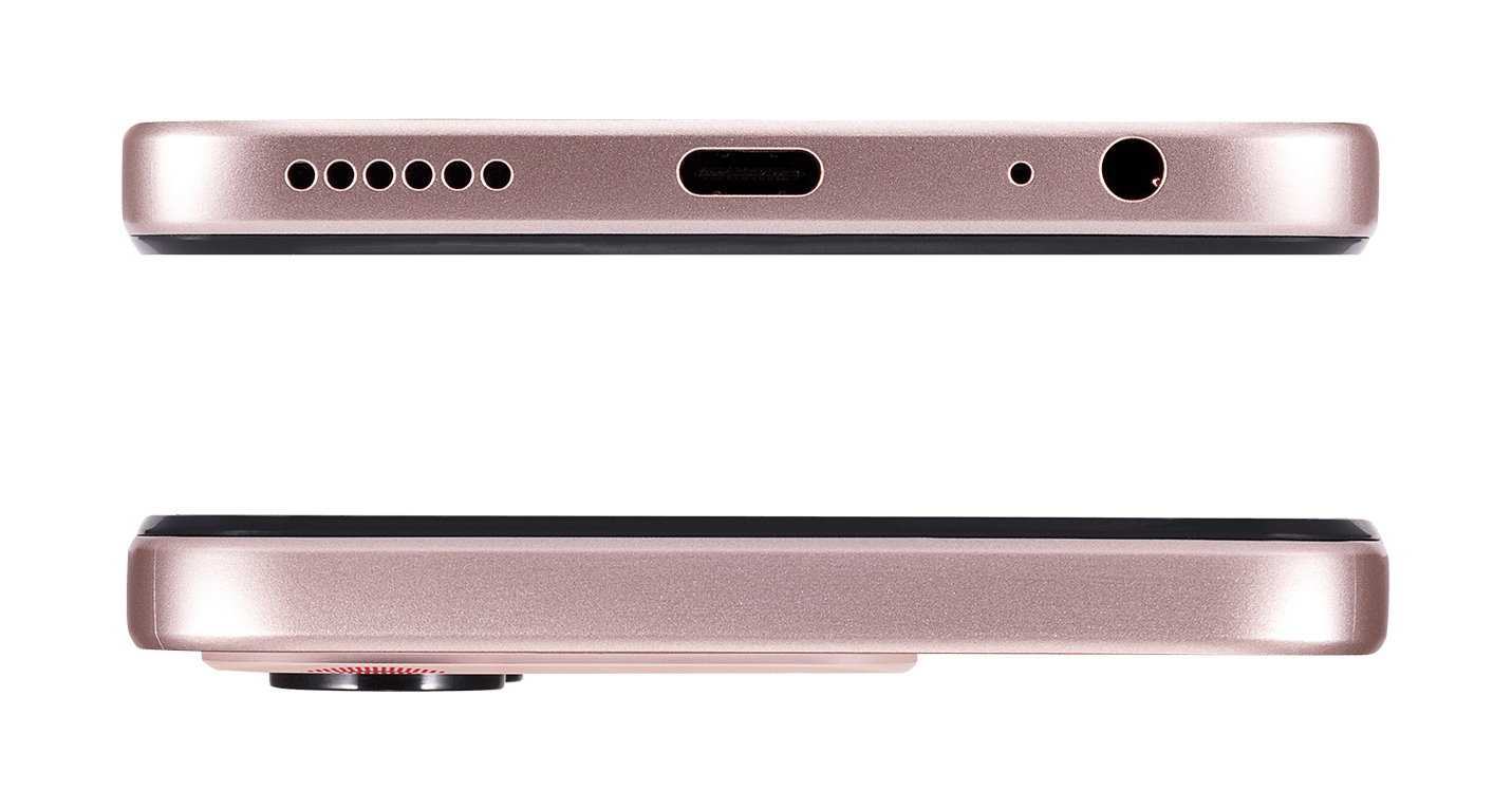 AI+ Nova 5G (Pink)  Bottom jack side and top side