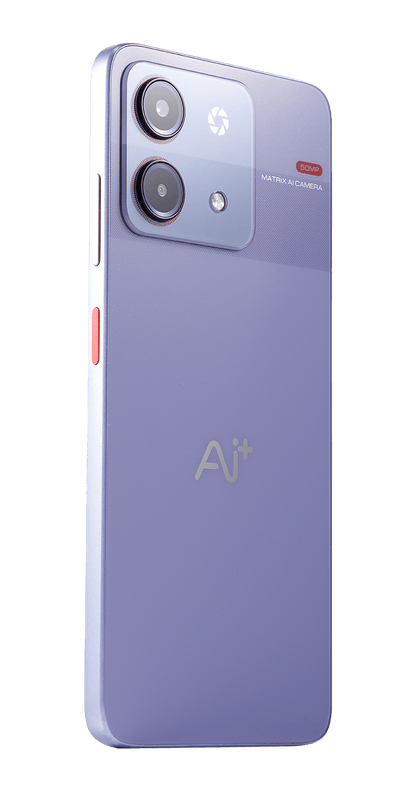 AI+ Nova 5G (Purple) Back side and right side 