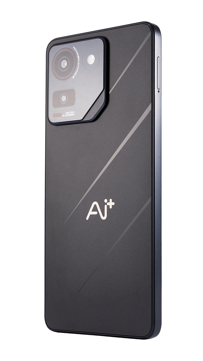 AI+ Pulse (Black) Back side and Left side 
