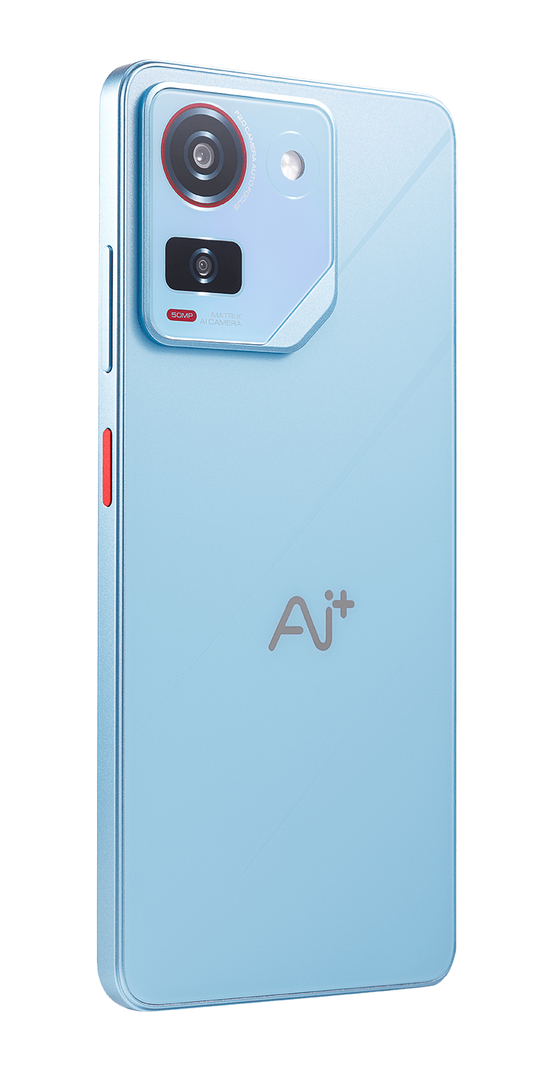 AI+ Pulse (Blue) Back side and Right side