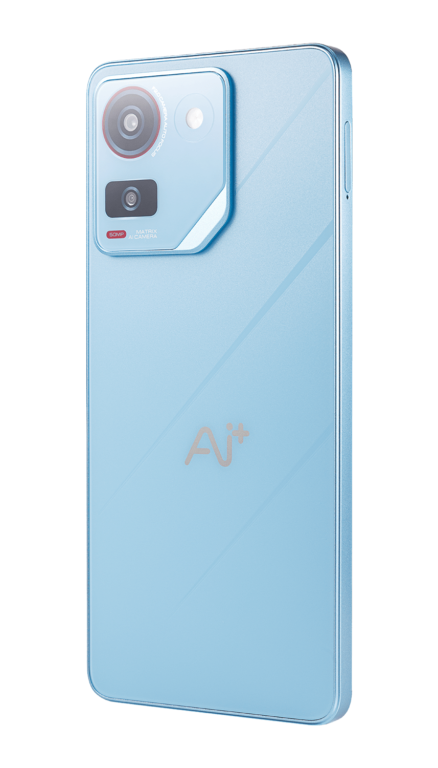 AI+ Pulse (Blue) Back side and left side