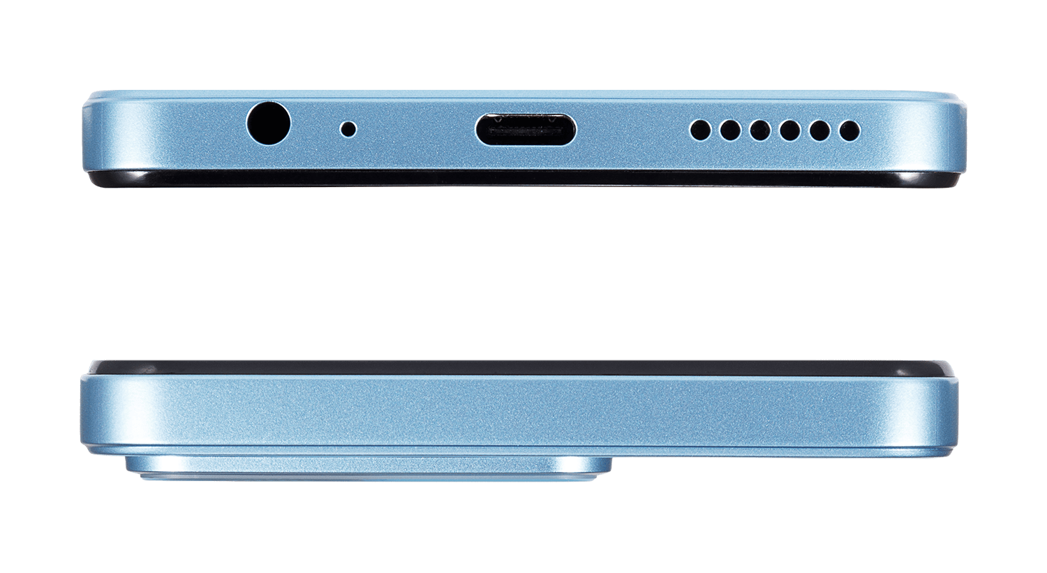 AI+ Pulse (Blue) Bottom jack side and top side
