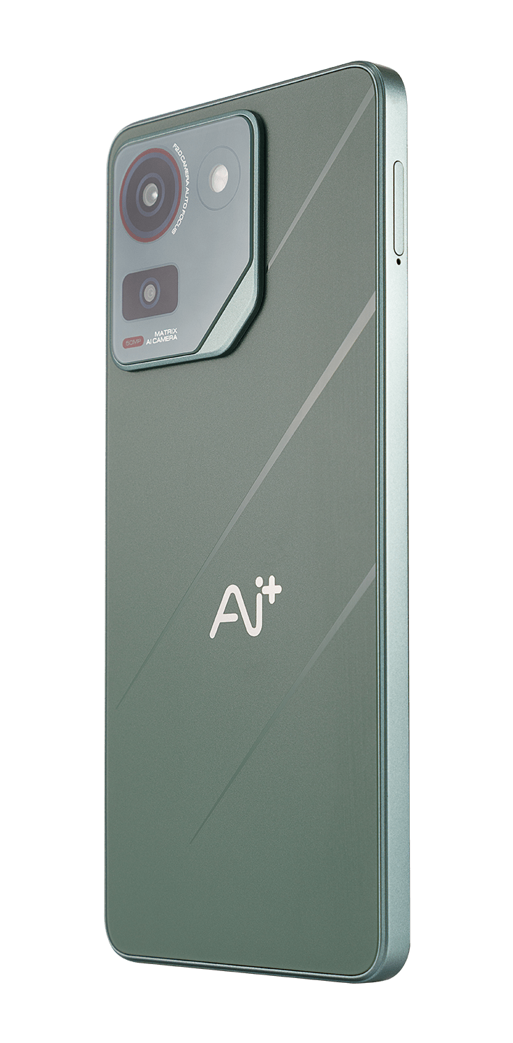 AI+ Pulse (Green) Back side and left side
