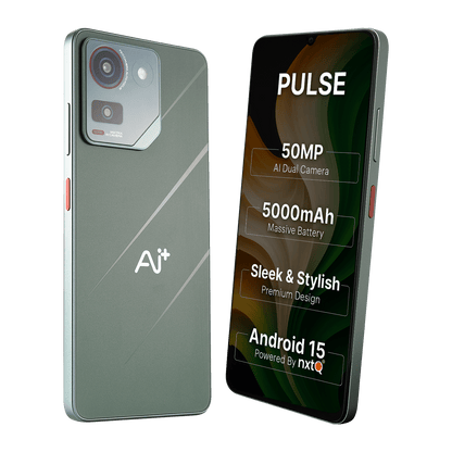 AI+ Pulse (Green) Back side and right side -front side and right side
