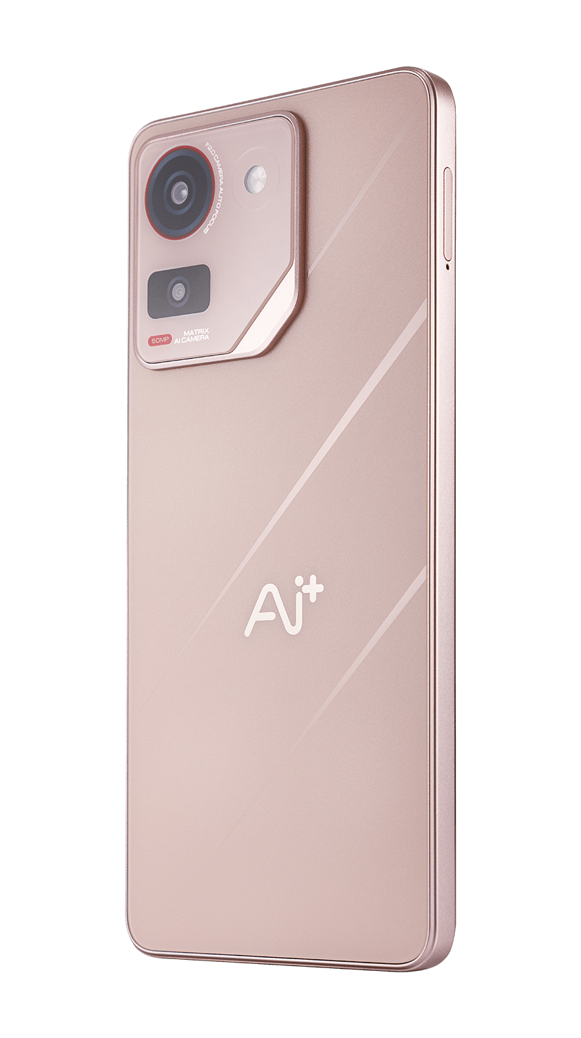 AI+ Pulse (Pink) Back side and left side
