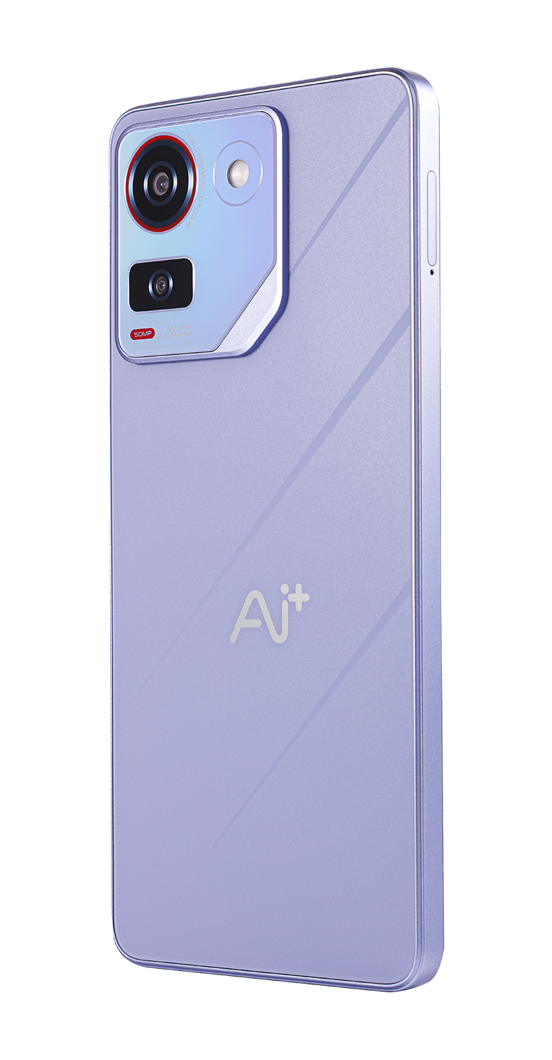 AI+ Pulse (Purple) Back side and left side