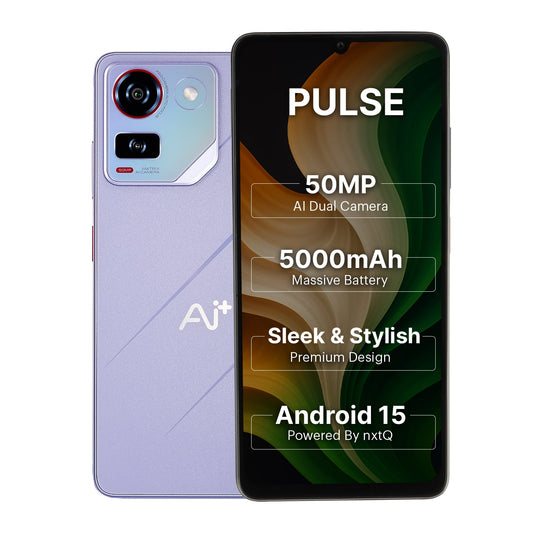 AI+ Pulse (Purple) Front side and back side 

