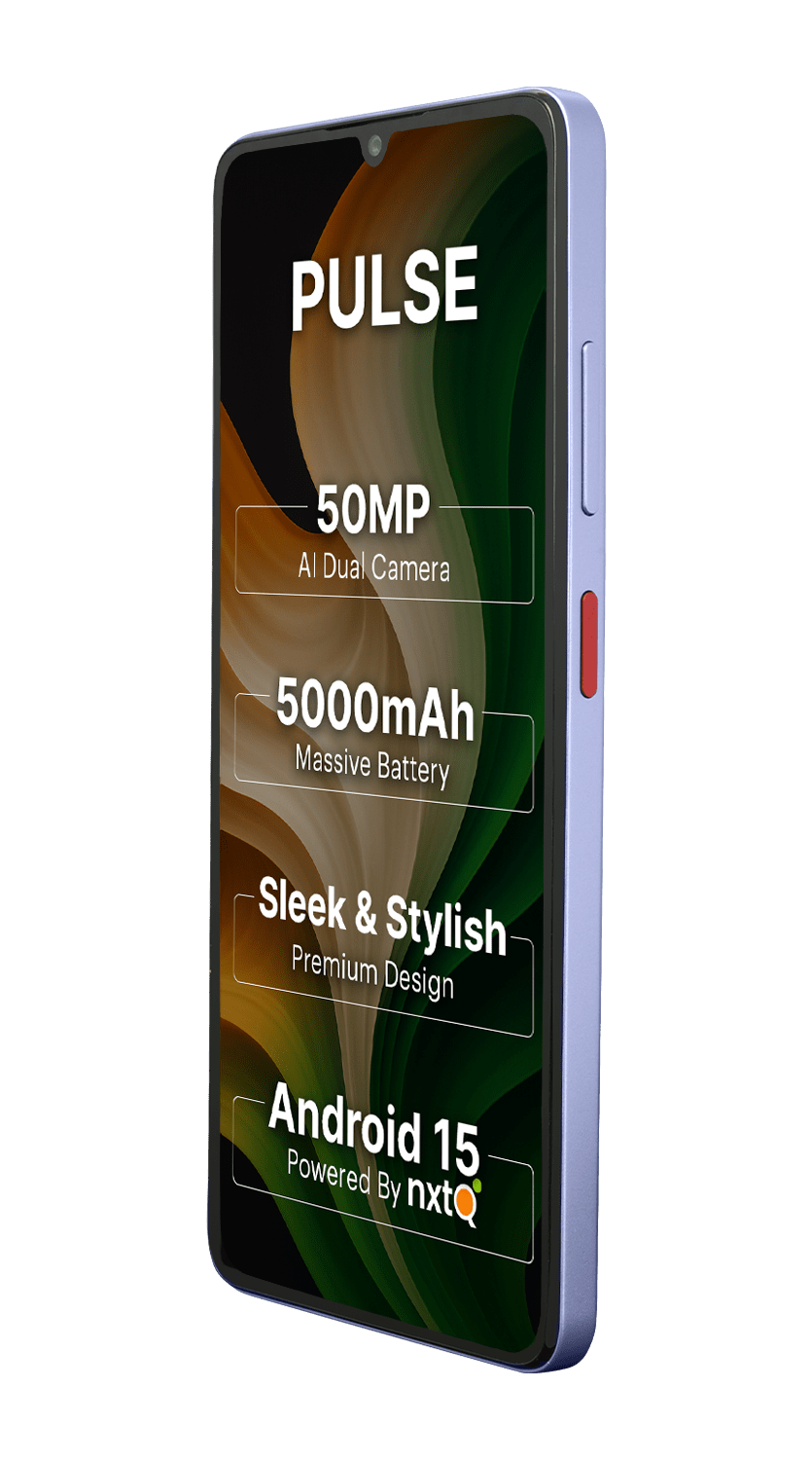 AI+ Pulse (Purple) Front side and right side