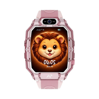 Ai+ NovaWatch Kids 4G with Live GPS, Video Call, SOS & Geo-Fencing Smartwatch (Magic Pink Strap, Free Size)