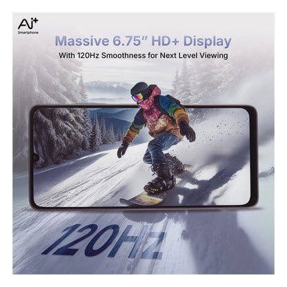 Massive 6.75" HD+ Display 