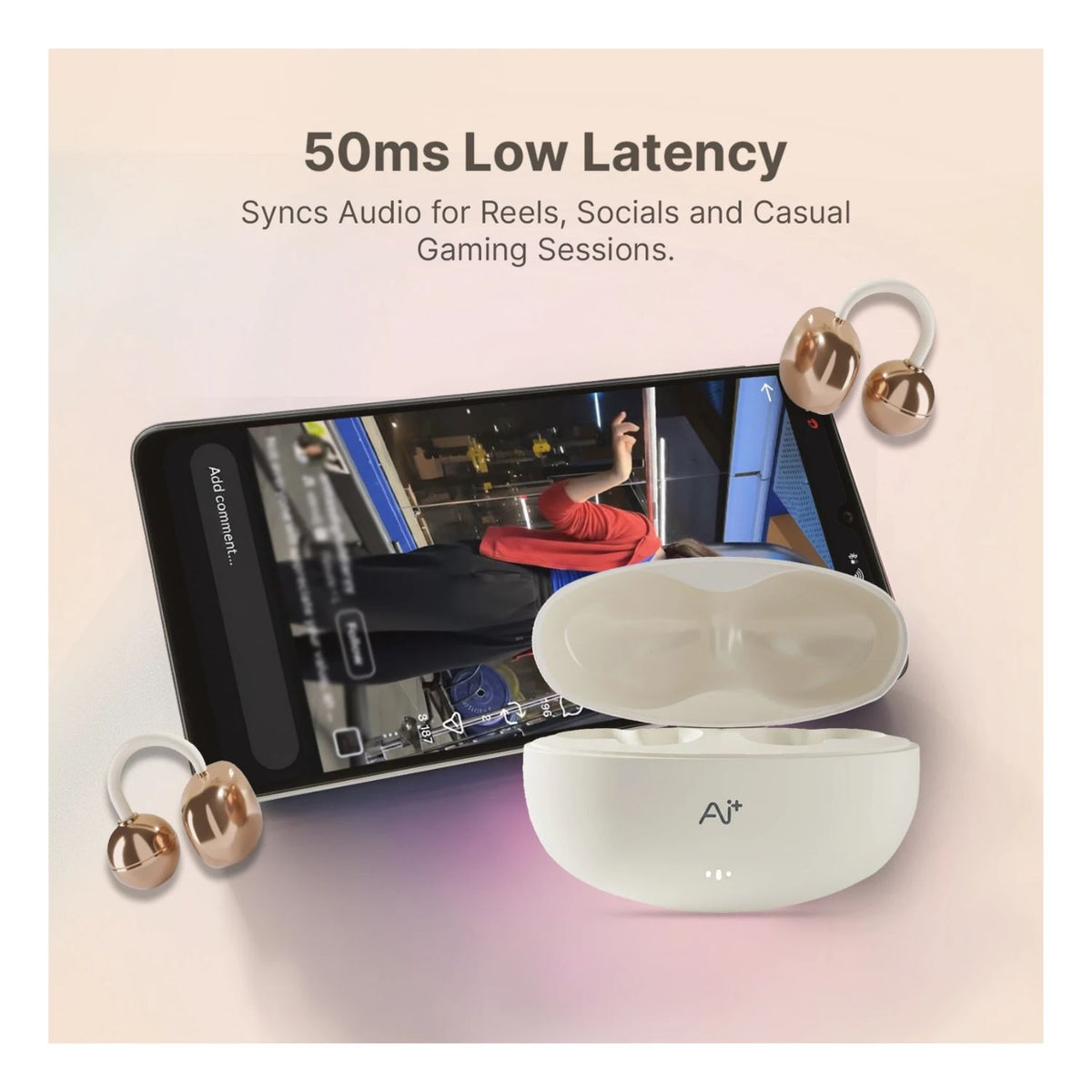 Novapods Clip 50ms Low Latency