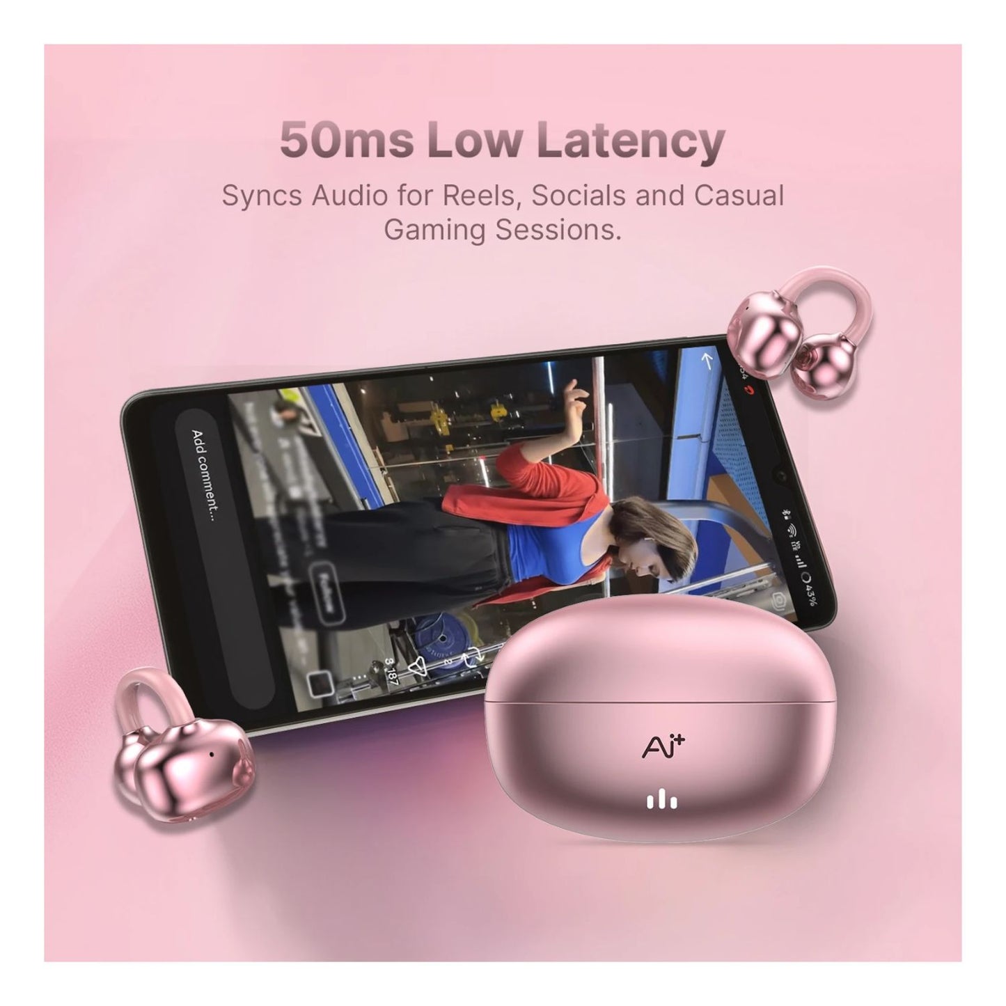 Novapods Clip 50ms Low Latency