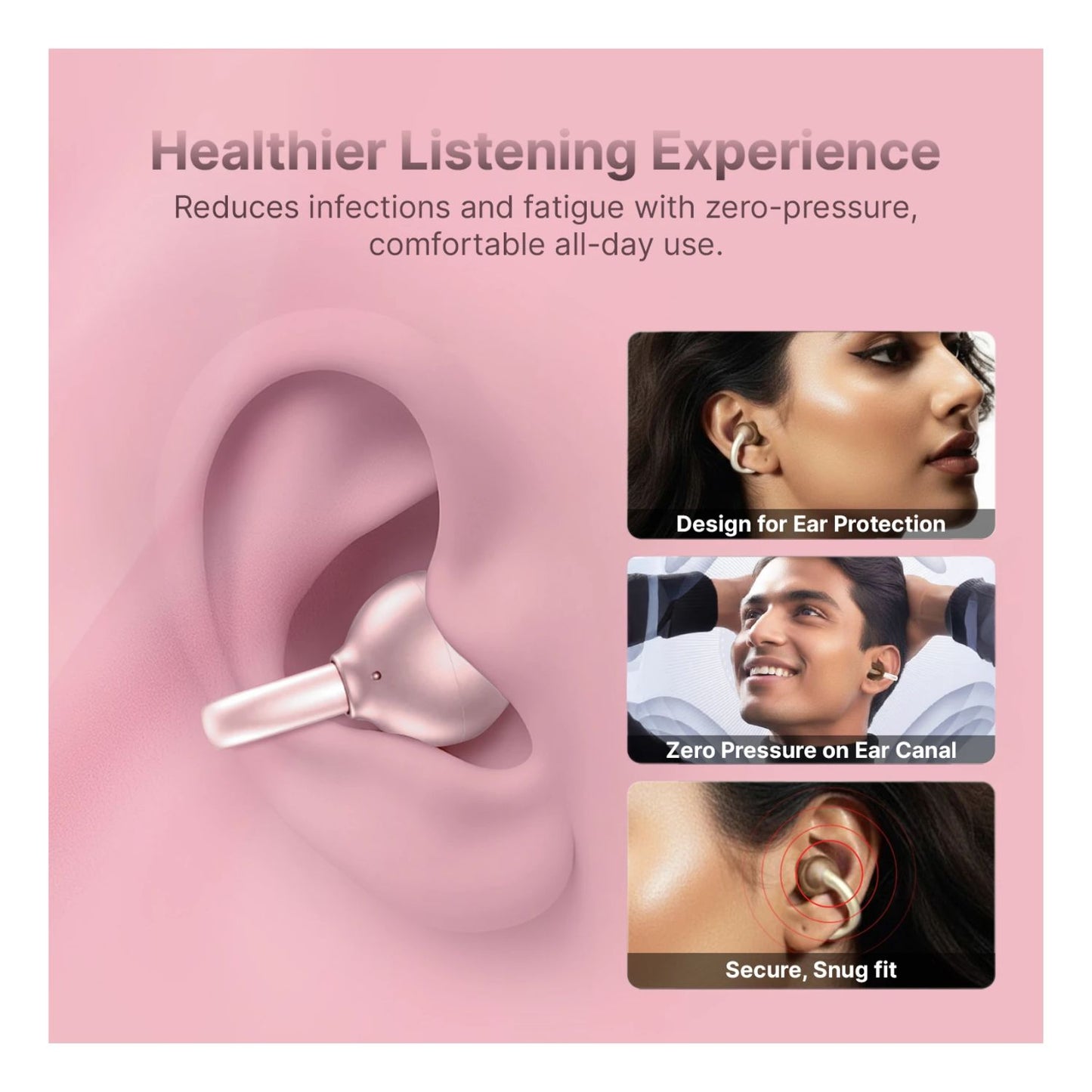Novapods Clip Healthier Listening Experience