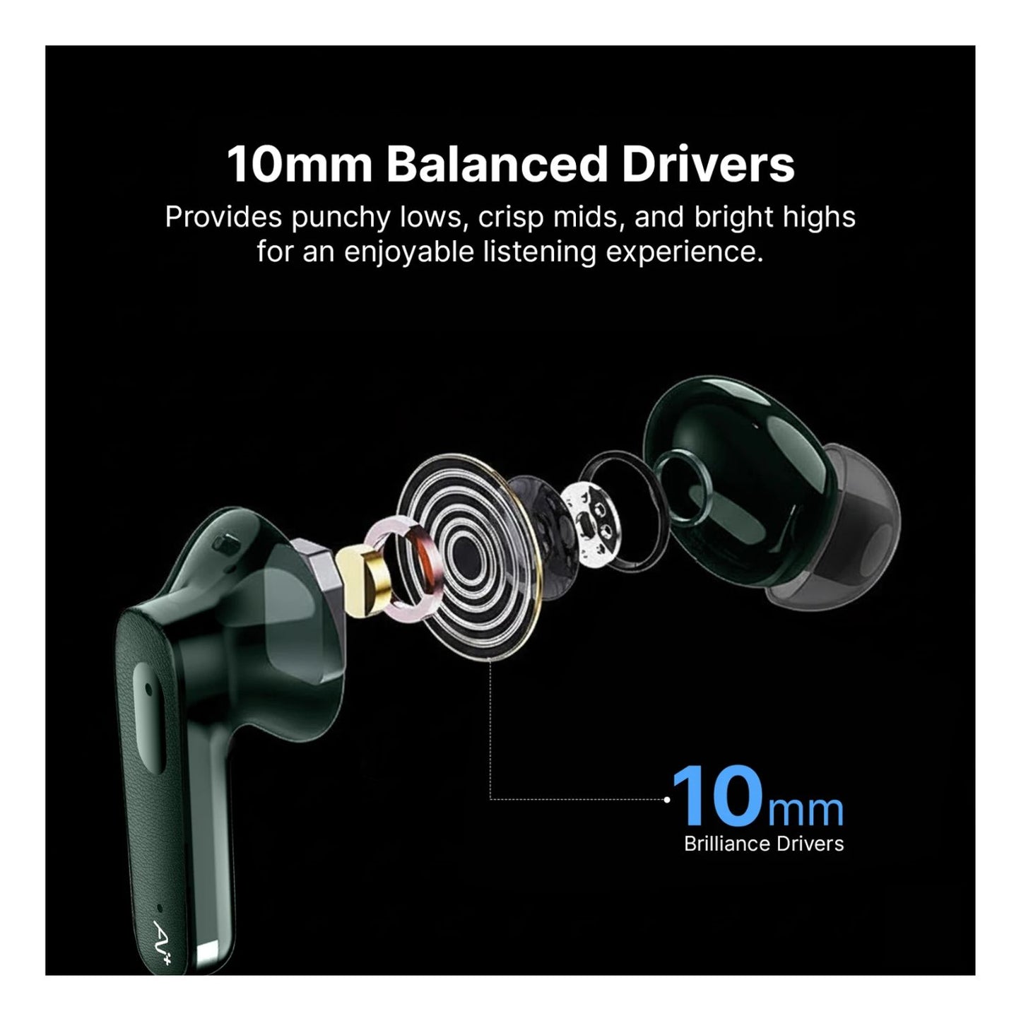 Novapods Go 10mm Balanced Drivers
