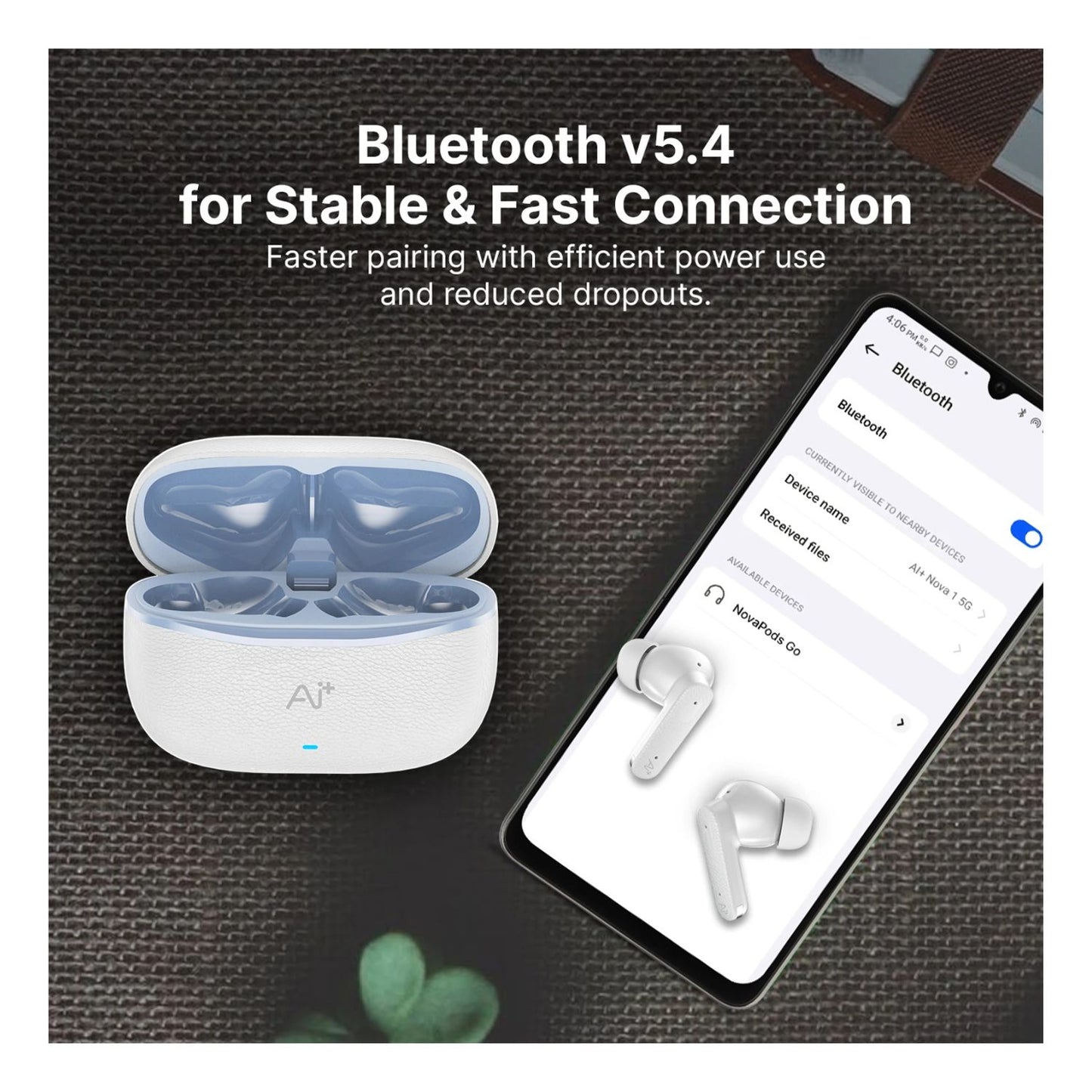 Novapods Go Bluetooth V5.4 