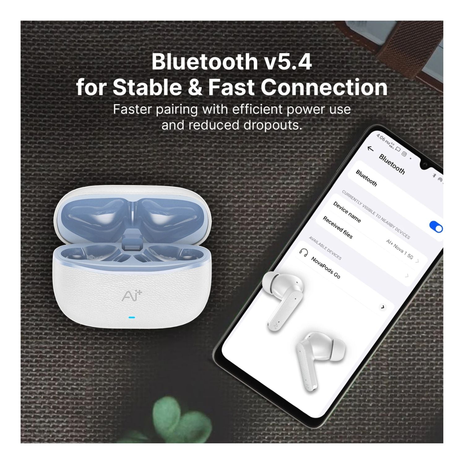Novapods Go Bluetooth V5.4 