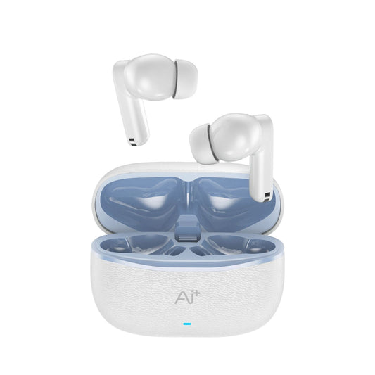 NovaPods Go with 24Hours Playtime, 60ms Low Latency, Precision tuned Drivers Bluetooth Headset (Ice Blue White, True Wireless)