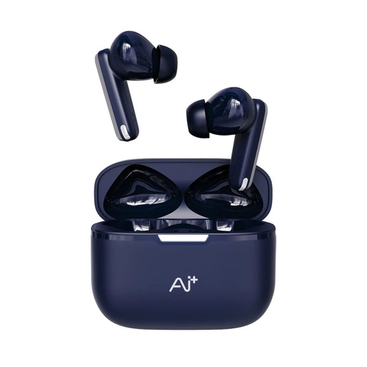 NovaPods Pro with 30Hours Playtime, 45ms Ultra-Low Latency, 6Mics Hybrid ANC Bluetooth Headset (Midnight Blue, True Wireless)