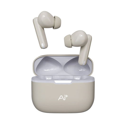 NovaPods Pro with 30Hours Playtime, 45ms Ultra-Low Latency, 6Mics Hybrid ANC Bluetooth Headset (Stone Grey, True Wireless)