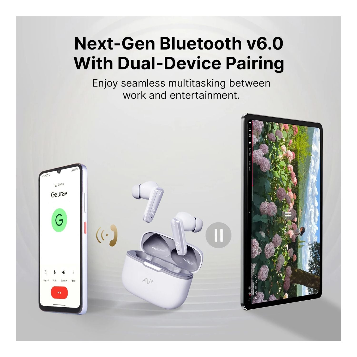 Novapods Pro Next Gen Bluetooth V6.0 