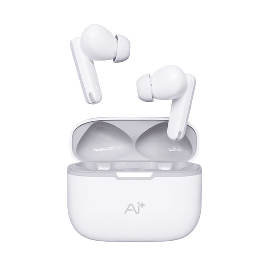 NovaPods Pro with 30Hours Playtime, 45ms Ultra-Low Latency, 6Mics Hybrid ANC Bluetooth Headset (Cloud White, True Wireless)