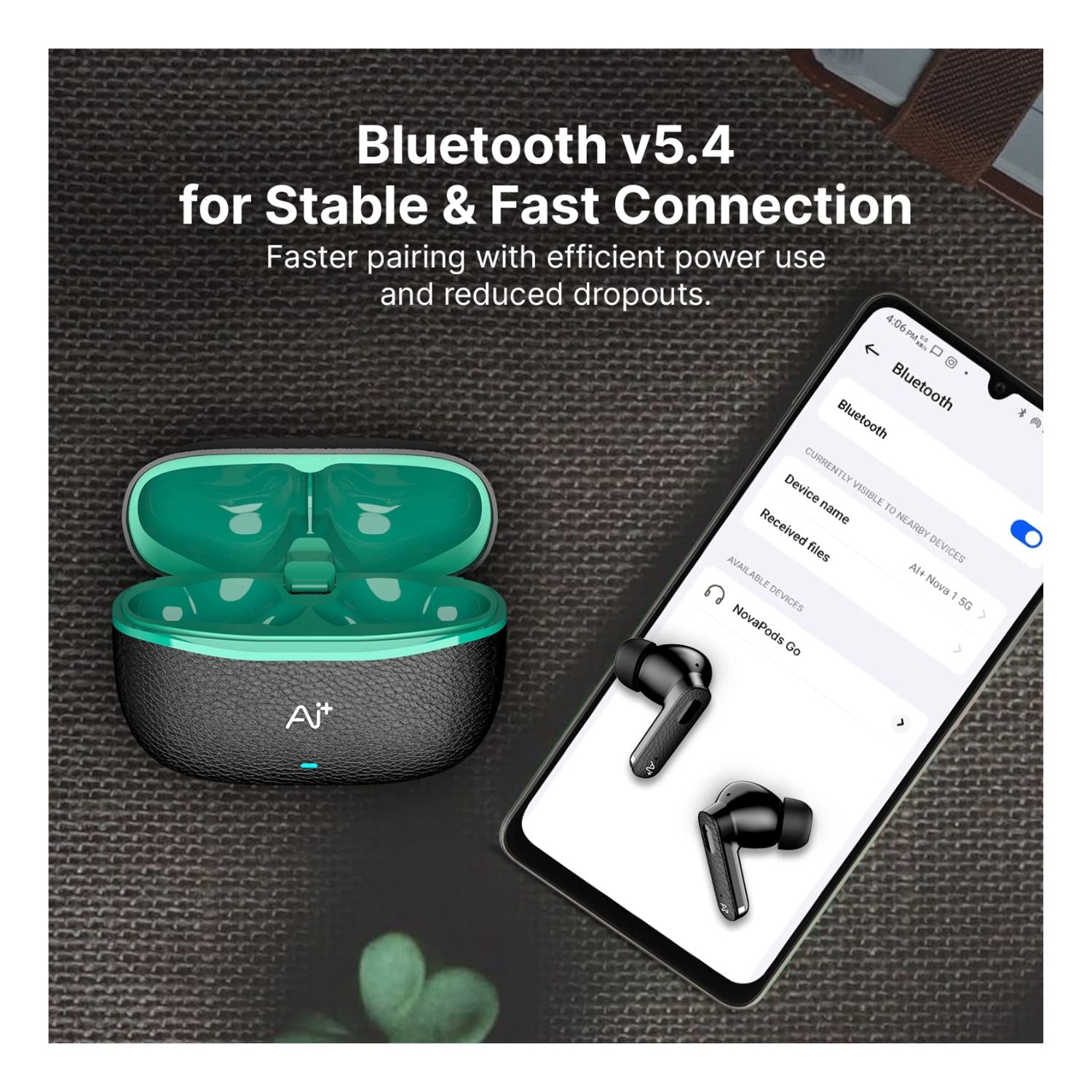 Novapods Go Bluetooth V5.4