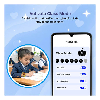 Ai+ NovaWatch Kids 4G with Live GPS, Video Call, SOS & Geo-Fencing Smartwatch (Sunny Yellow Strap, Free Size)