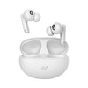 Ai+ NovaPod Beats with Heart Rate Sensor, 35db ANC, 50ms Ultra Low Latency Bluetooth Headset (Pearl White, True Wireless)