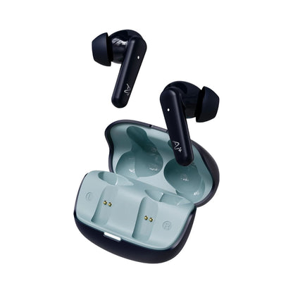 Ai+ NovaPods Air 4 Mic ENC, 50ms Ultra Low Latency, 22Hours Playtime, IPX4 Bluetooth Headset (Aaqua Blue, True Wireless)